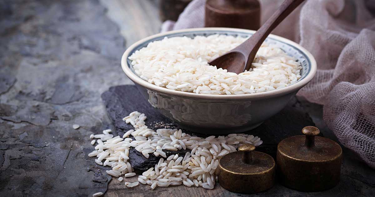 Weisser Reis in neuem Licht